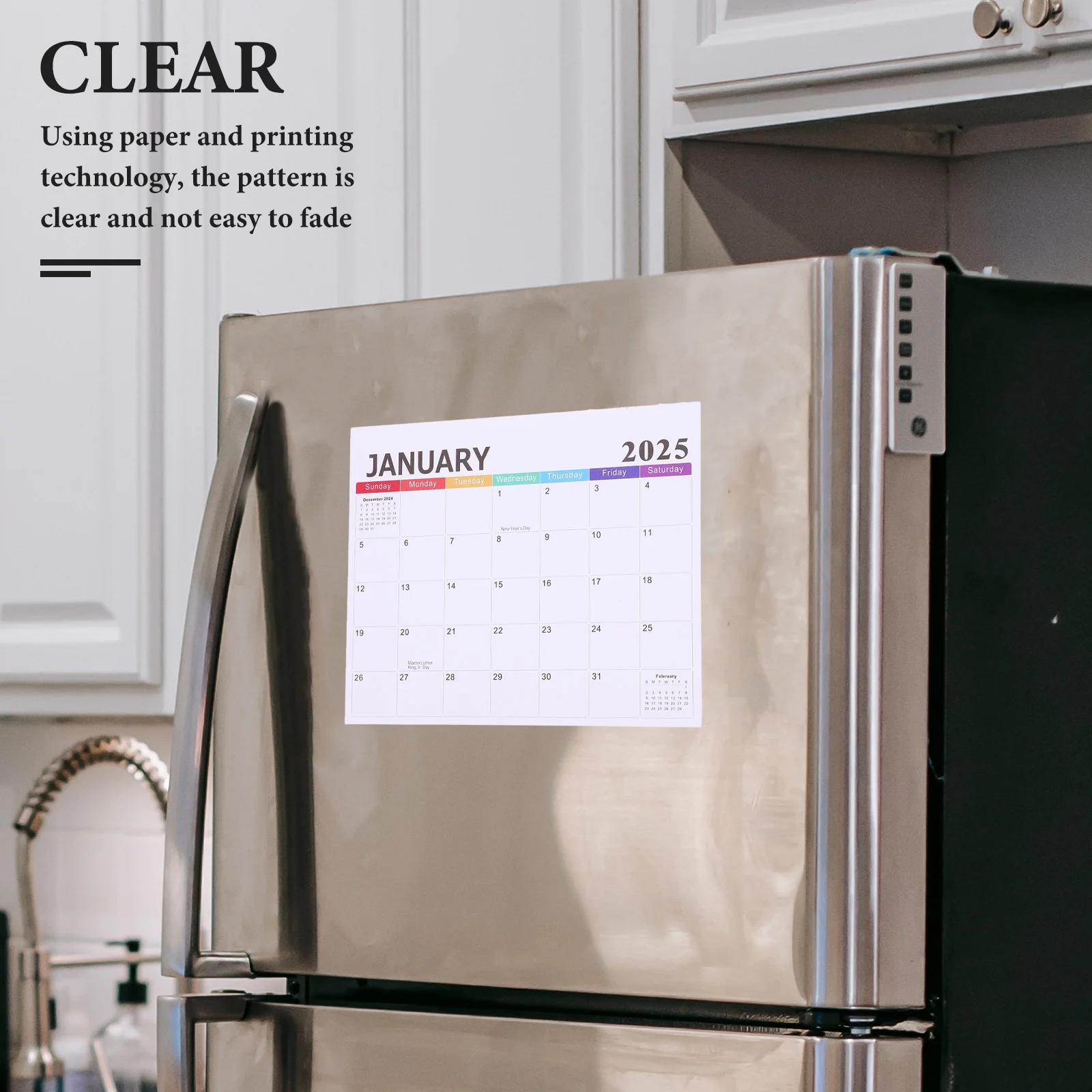 18pcs Magnetic Fridge Calendar 2025-2026 Planner Monthly Aesthetic Paper Refrigerator Memo Sections Smart Design
18pcs Magnetic Fridge Calendar 2025-2026 Planner Monthly Aesthetic Paper Refrigerator Memo Sections Smart Design