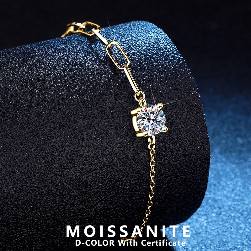 Сертифицированные Lnngy браслеты-цепочки из стерлингового серебра 925 пробы, изысканный пасьянс 6,5 мм, браслет из муассанита для женщин, ручные украшения, подарок
Сертифицированные Lnngy браслеты-цепочки из стерлингового серебра 925 пробы, изысканный пасьянс 6,5 мм, браслет из муассанита для женщин, ручные украшения, подарок