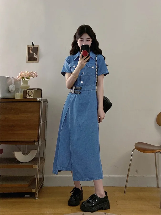 plus Size Retro Waist-Cinching Long Dress Elegant Hong Kong Style One-Piece Slimming A-Line Short Skirt Summer New Arrival
plus Size Retro Waist-Cinching Long Dress Elegant Hong Kong Style One-Piece Slimming A-Line Short Skirt Summer New Arrival