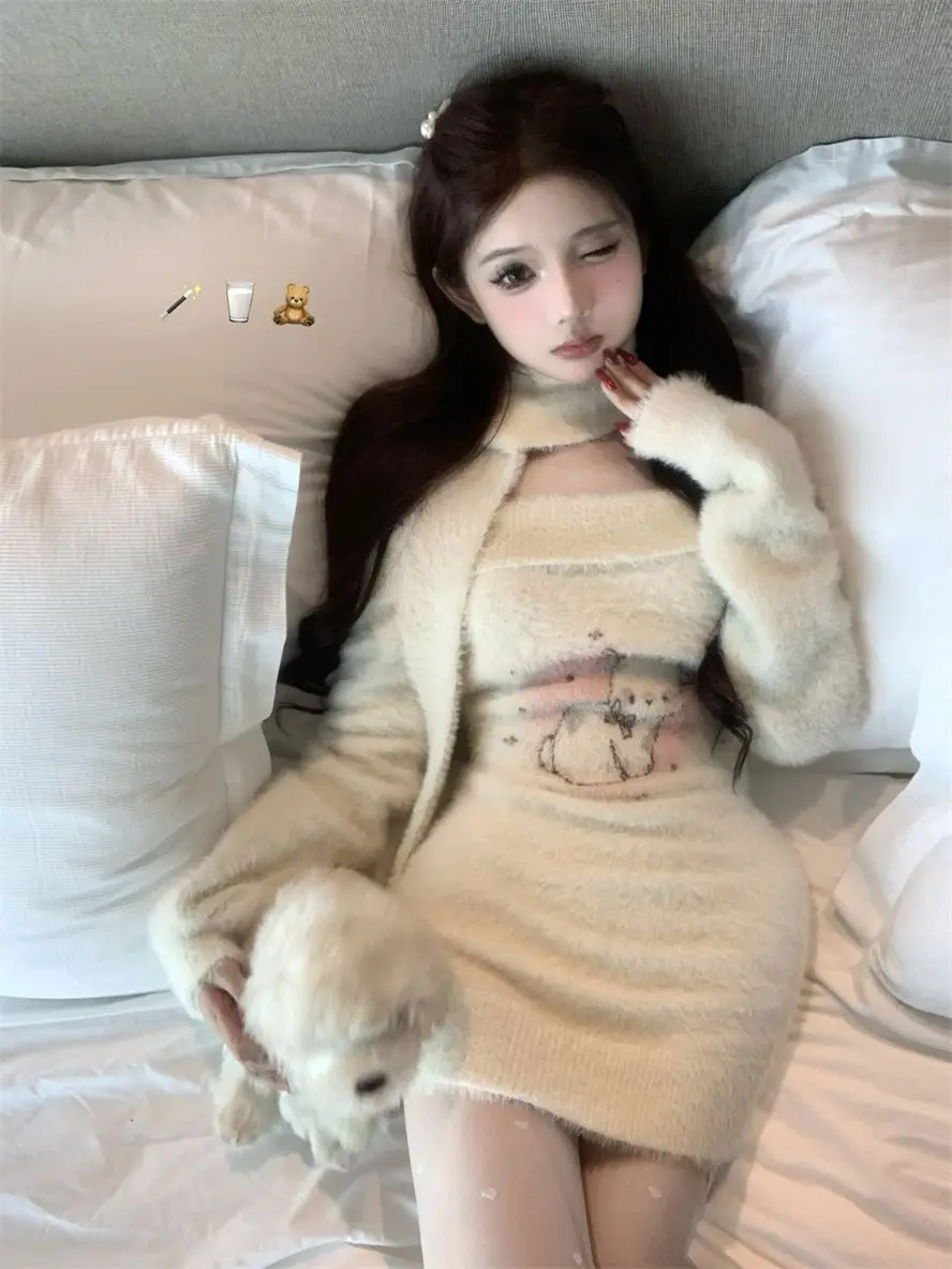 Cute Rabbit Long Sve One oulder Dr Women's Slim Fit Sweet Sle ort Skirt Waist a Bodycon Skirt Faion Set
Cute Rabbit Long Sve One oulder Dr Women's Slim Fit Sweet Sle ort Skirt Waist a Bodycon Skirt Faion Set