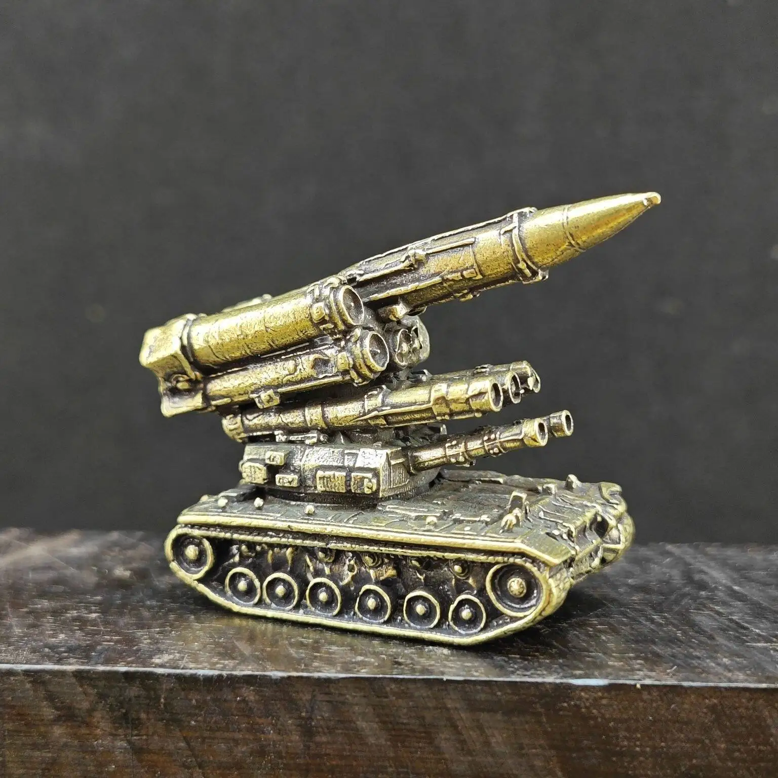 WWIIGermanTiger Modified Heavy Tank Brass Model Detailed Rocket Armament Military Diorama Centerpiece Desktop Display Collectors
WWIIGermanTiger Modified Heavy Tank Brass Model Detailed Rocket Armament Military Diorama Centerpiece Desktop Display Collectors