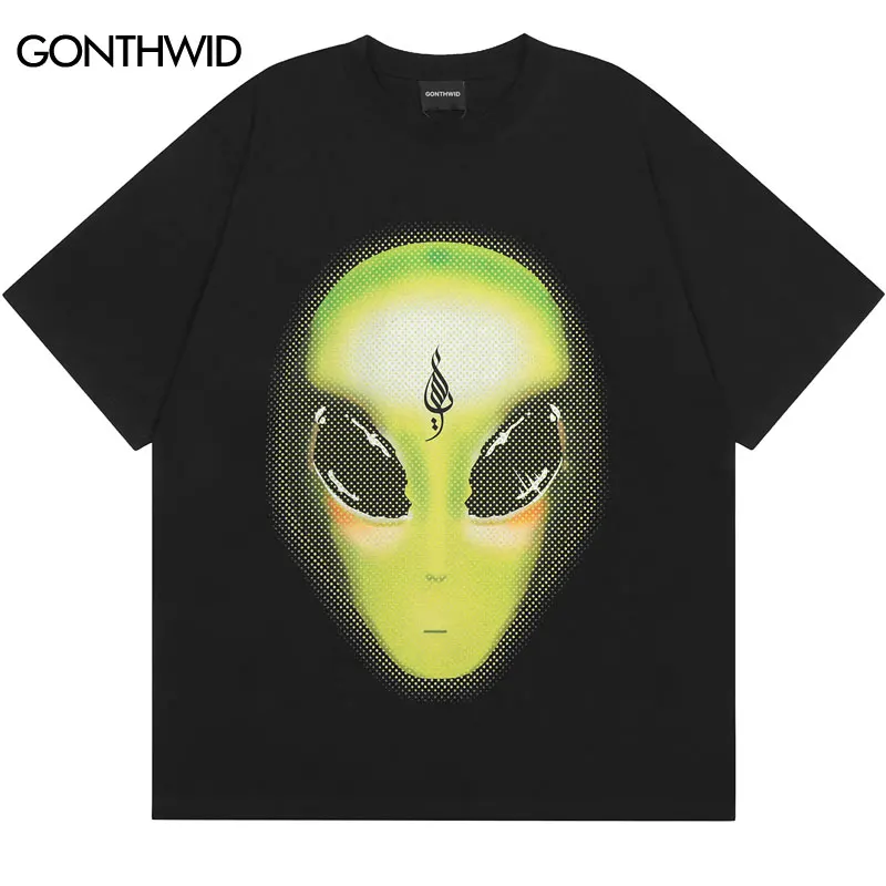 Men Oversized T-Shirt Streetwear Alien Graphic Print Tshirt Hip Hop Loose Cotton Shirts 2024 Harajuku Casual Summer Tops Tee
Men Oversized T-Shirt Streetwear Alien Graphic Print Tshirt Hip Hop Loose Cotton Shirts 2024 Harajuku Casual Summer Tops Tee