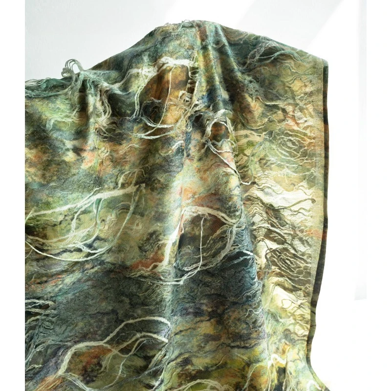 Vintage Green Vintage Knitted Tattered Fabric Shirt Dress Diy Sewing Designer Fabrics Clothing Cloth Material By The Meter
Vintage Green Vintage Knitted Tattered Fabric Shirt Dress Diy Sewing Designer Fabrics Clothing Cloth Material By The Meter