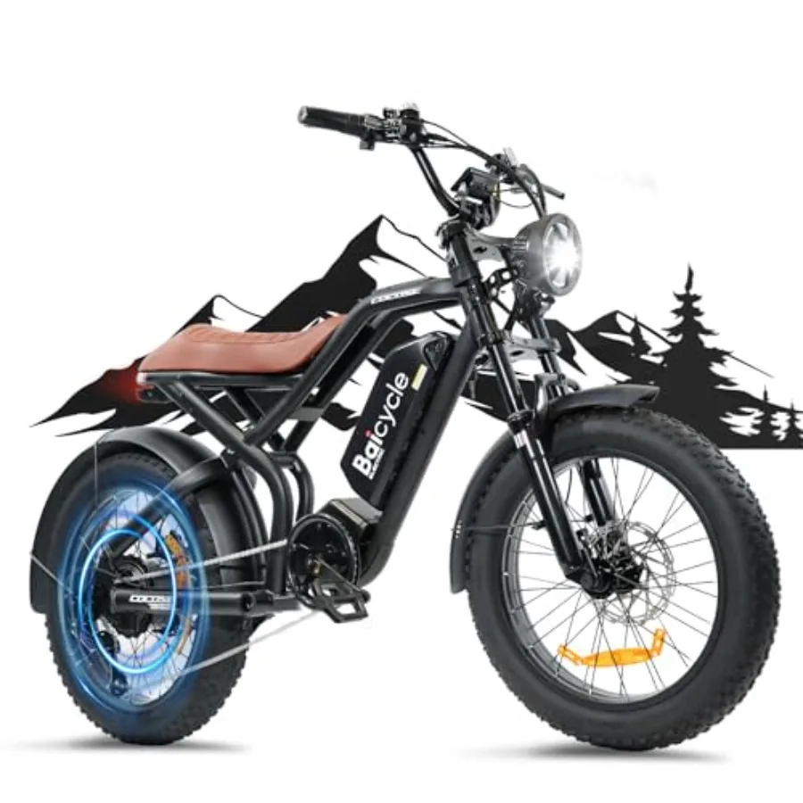 Electric bike for adults: 1000W brushless motor 20×4.0 all-terrain fat tire black aluminum frame 65+ miles range 30MPH max spee
Electric bike for adults: 1000W brushless motor 20×4.0 all-terrain fat tire black aluminum frame 65+ miles range 30MPH max spee