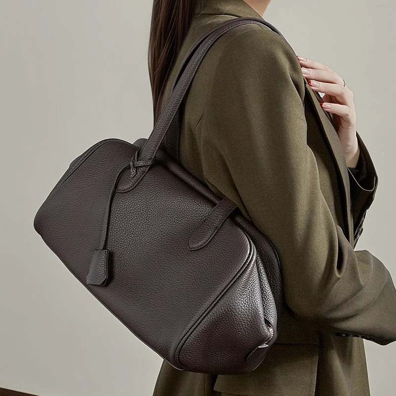 Burminsa Cowhide Genuine Leather Underarm Shoulder Bags For Women 2025 Luxury Designer Pillow Satchel Work Tote Ladies Handbags
Burminsa Cowhide Genuine Leather Underarm Shoulder Bags For Women 2025 Luxury Designer Pillow Satchel Work Tote Ladies Handbags