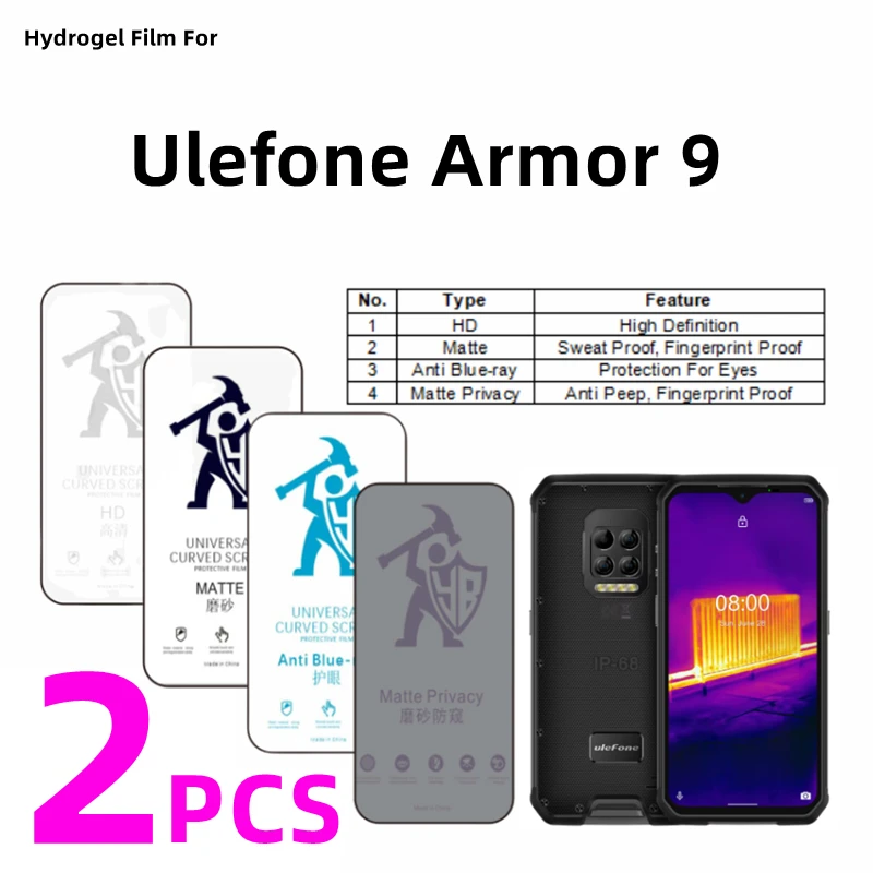 2pcs HD Hydrogel Film For Ulefone Armor 9 Matte Screen Protector For Ulefone Armor 9 Eye Care Anti Spy Matte Protective Film
2pcs HD Hydrogel Film For Ulefone Armor 9 Matte Screen Protector For Ulefone Armor 9 Eye Care Anti Spy Matte Protective Film