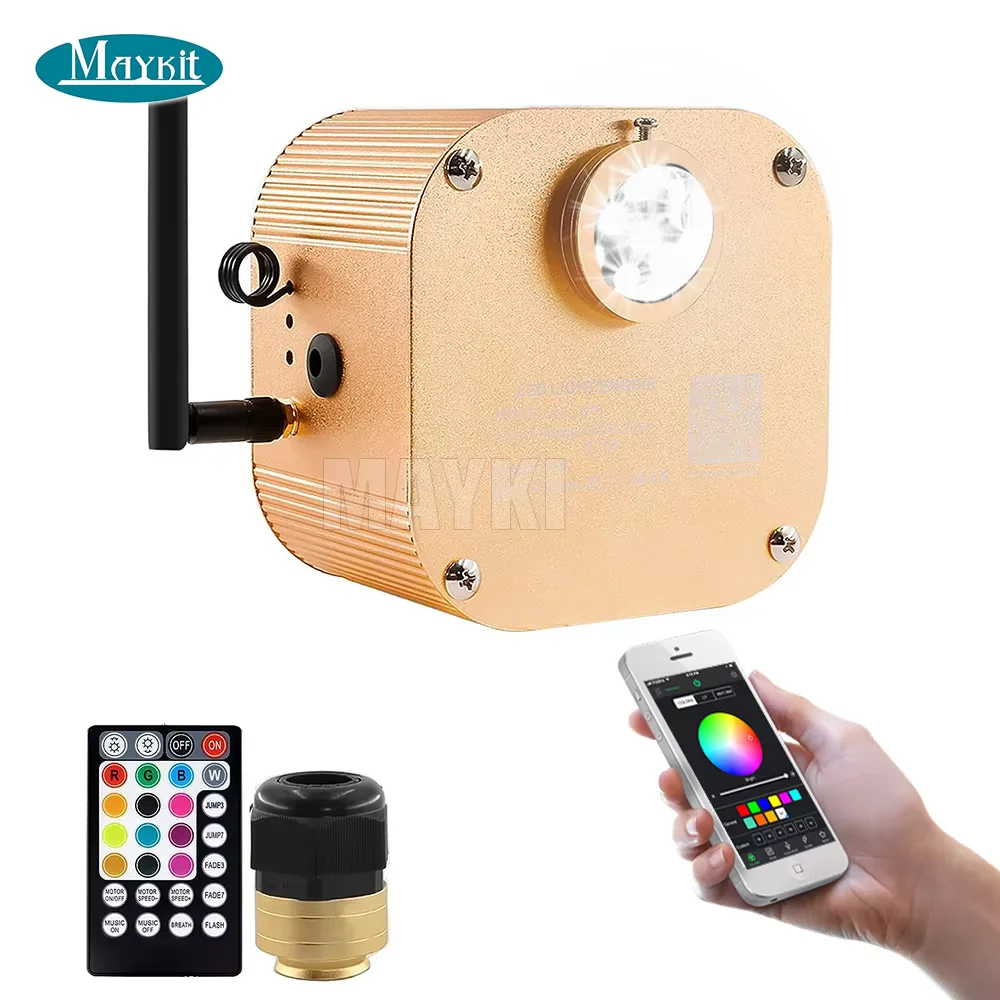 16W RGBW Twinkle Fiber Optical Light with APP Control for Home Decor
16W RGBW Twinkle Fiber Optical Light with APP Control for Home Decor