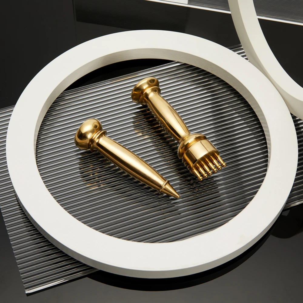 Настраиваемый массажер для тела из чистой меди: палочка для меридианного массажа, скребок для точечного массажа и расслабления мышц
Настраиваемый массажер для тела из чистой меди: палочка для меридианного массажа, скребок для точечного массажа и расслабления мышц