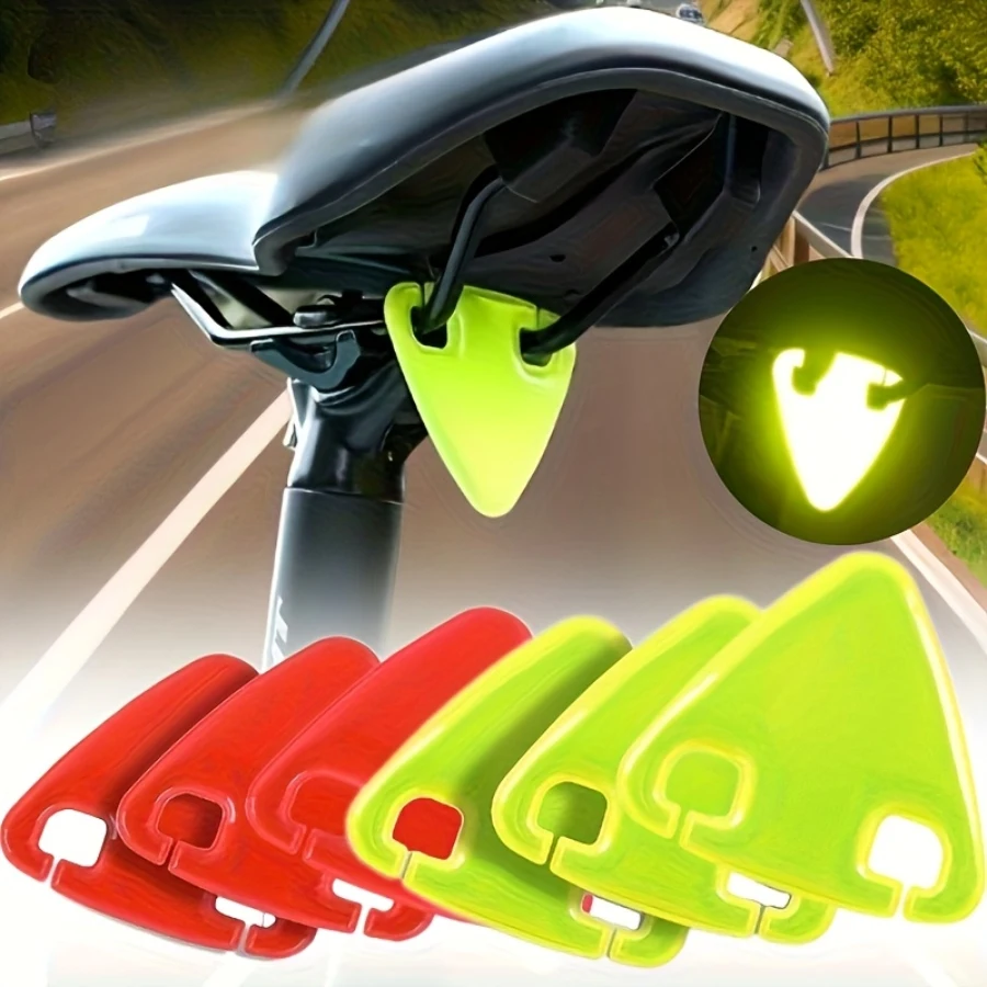 5 Pcs Triangle Reflective Warning Hanging Night Riding Reflective Sticker for Road Bike Mountain Bike City Bike
5 Pcs Triangle Reflective Warning Hanging Night Riding Reflective Sticker for Road Bike Mountain Bike City Bike