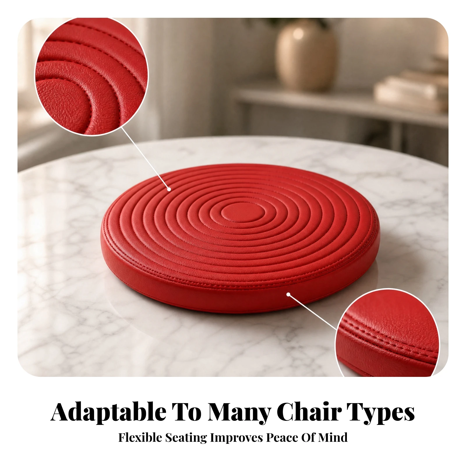 Round Chair Seat Pad Round Stool Cushion Stool Seat Pad Home Seating Removable Cover Non Slip PU-Covered
Round Chair Seat Pad Round Stool Cushion Stool Seat Pad Home Seating Removable Cover Non Slip PU-Covered