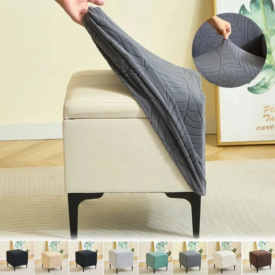 1pc Solid Color All Inclusive Jacquard Elastic Leaf Jacquard Square Ottoman Stool Cover Removable Cover for Home Decor 발받침 커버
1pc Solid Color All Inclusive Jacquard Elastic Leaf Jacquard Square Ottoman Stool Cover Removable Cover for Home Decor 발받침 커버