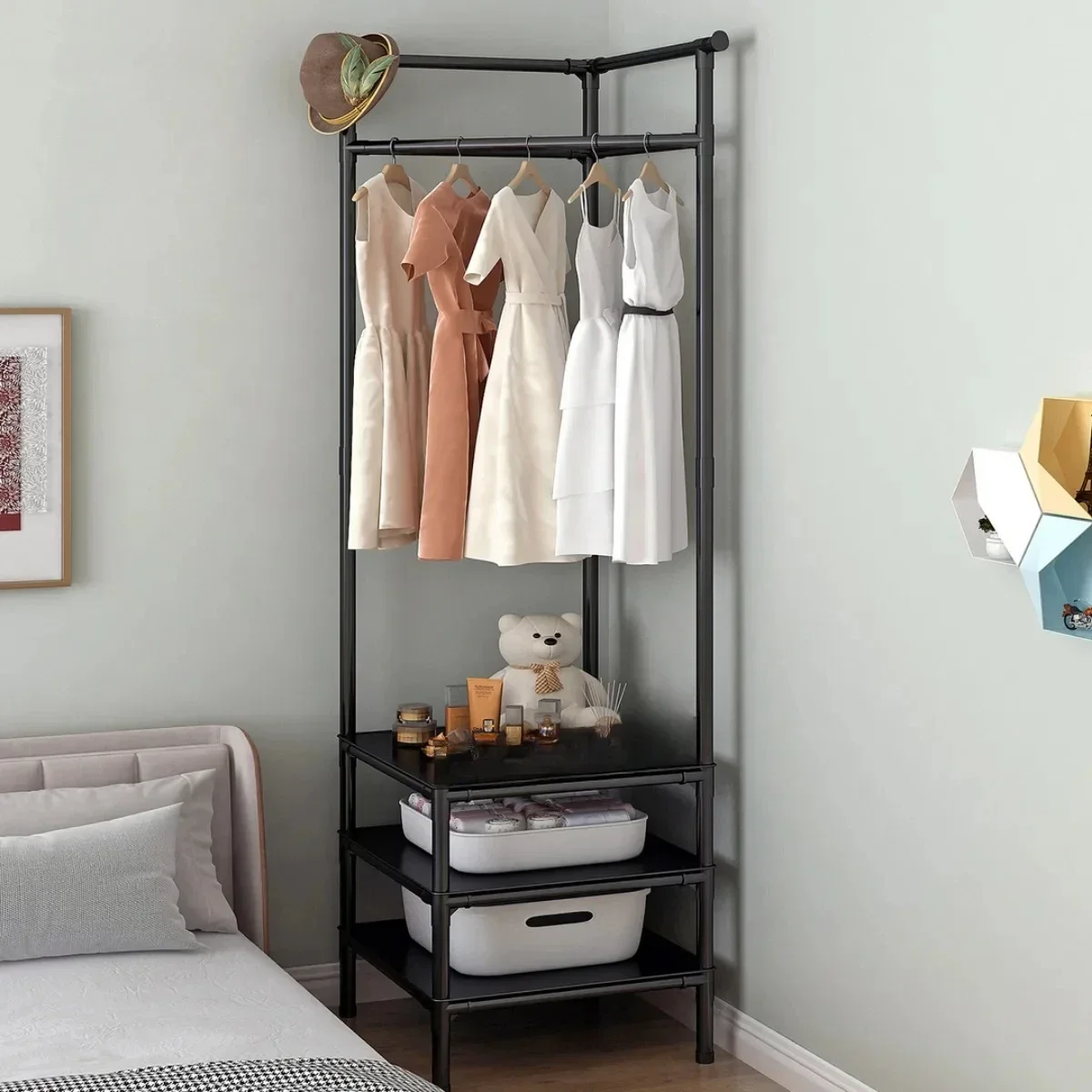 - Budget-friendly2025 New Corner Clothes Rack Nightstand Coat Rack Storage Bedroom Clothes Stand Organizer Night Table
- Budget-friendly2025 New Corner Clothes Rack Nightstand Coat Rack Storage Bedroom Clothes Stand Organizer Night Table