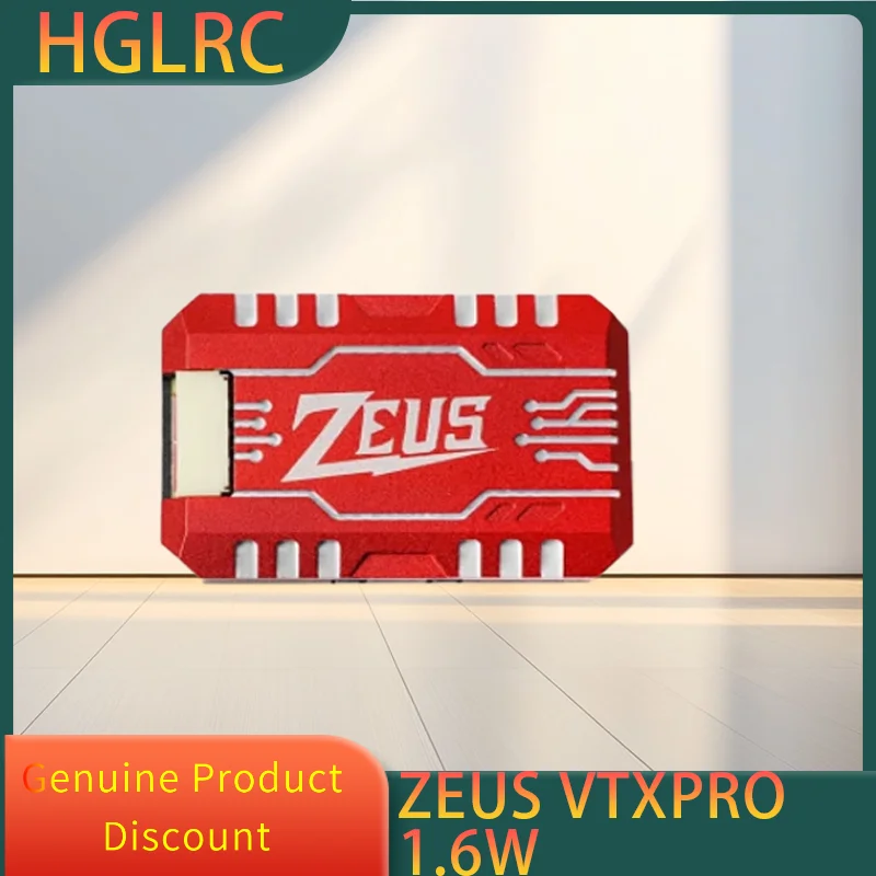 HGLRC Zeus VTX PRO 1.6W 5.8G 40CH Pitmode 25mW 400mW 800mW 1.6W Adjustable FPV VTX Built-in Microphone 7-36V for FPV Long Range
HGLRC Zeus VTX PRO 1.6W 5.8G 40CH Pitmode 25mW 400mW 800mW 1.6W Adjustable FPV VTX Built-in Microphone 7-36V for FPV Long Range