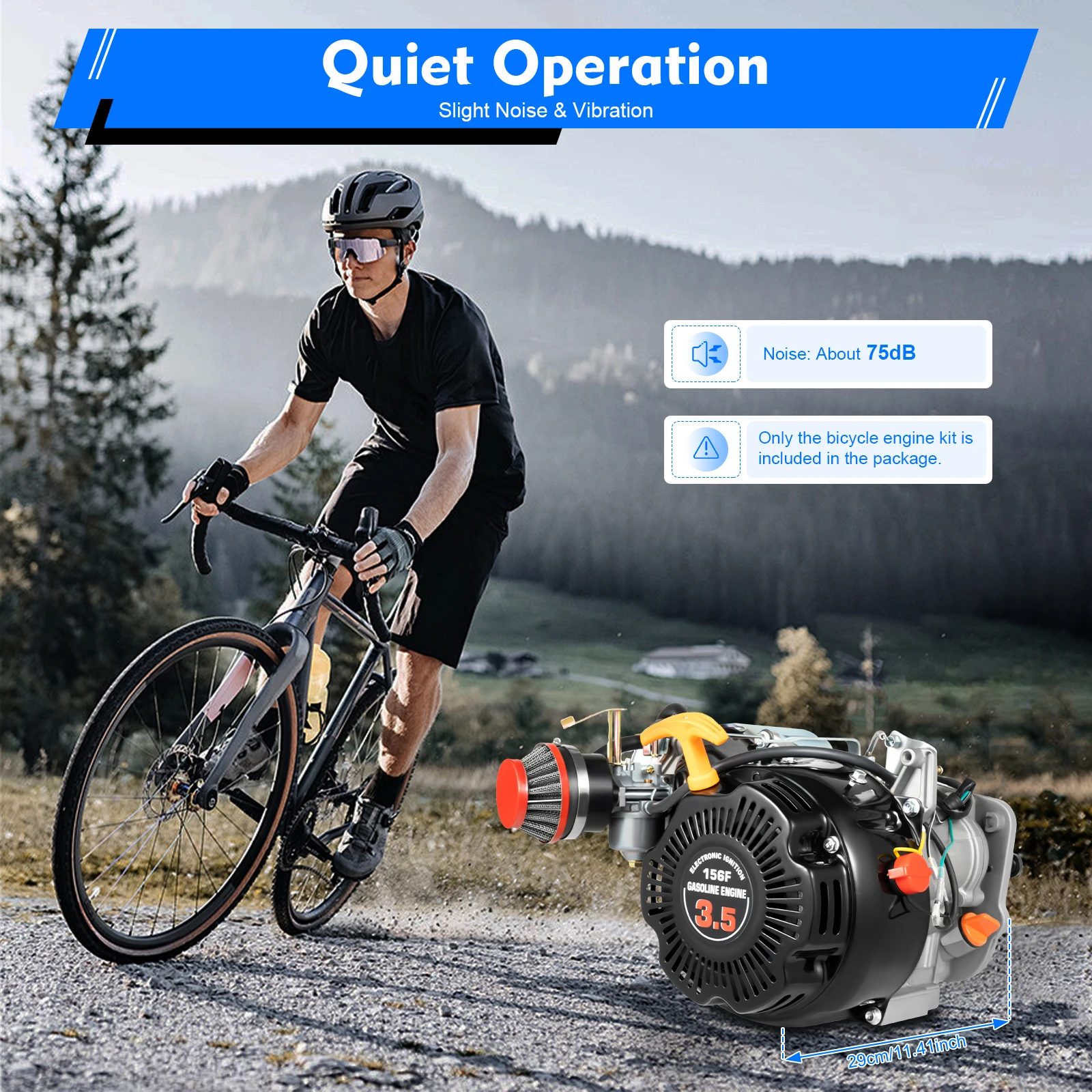 Полный комплект для переоборудования велосипедного двигателя, эргономичная ручка и переключатель двигателя, подходит для горных, дорожных и пляжных велосипедов с рамами
Полный комплект для переоборудования велосипедного двигателя, эргономичная ручка и переключатель двигателя, подходит для горных, дорожных и пляжных велосипедов с рамами