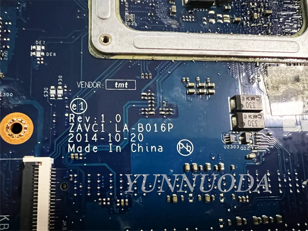LA-B016P For Dell Inspiron 5447 5547 5548 5442 5543 5542 Laptop Motherboard with i3 I5 i7 CPU 2GB GPU ZAVC1 Tested Good
LA-B016P For Dell Inspiron 5447 5547 5548 5442 5543 5542 Laptop Motherboard with i3 I5 i7 CPU 2GB GPU ZAVC1 Tested Good