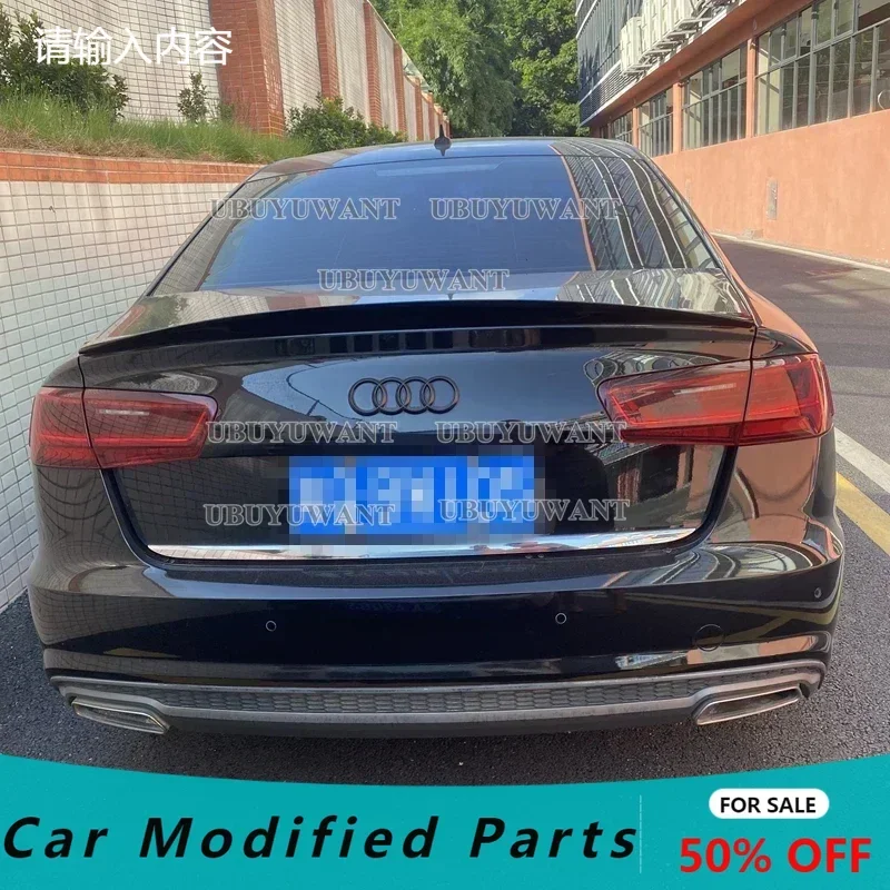 Carbon Fiber Rear Spoiler Trunk Wing For Audi A6 C7 2012 -2018 HK style High quality real carbon fiber material spoiler
Carbon Fiber Rear Spoiler Trunk Wing For Audi A6 C7 2012 -2018 HK style High quality real carbon fiber material spoiler