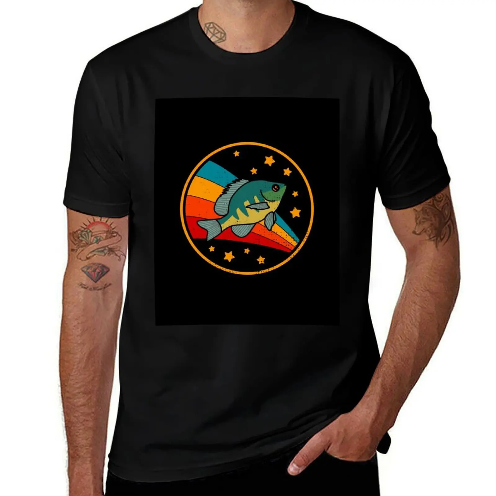Retro Bluegill in Space Fishing Sport And Angling Fisherman T-Shirt t shirt man cotton T-Shirt
Retro Bluegill in Space Fishing Sport And Angling Fisherman T-Shirt t shirt man cotton T-Shirt