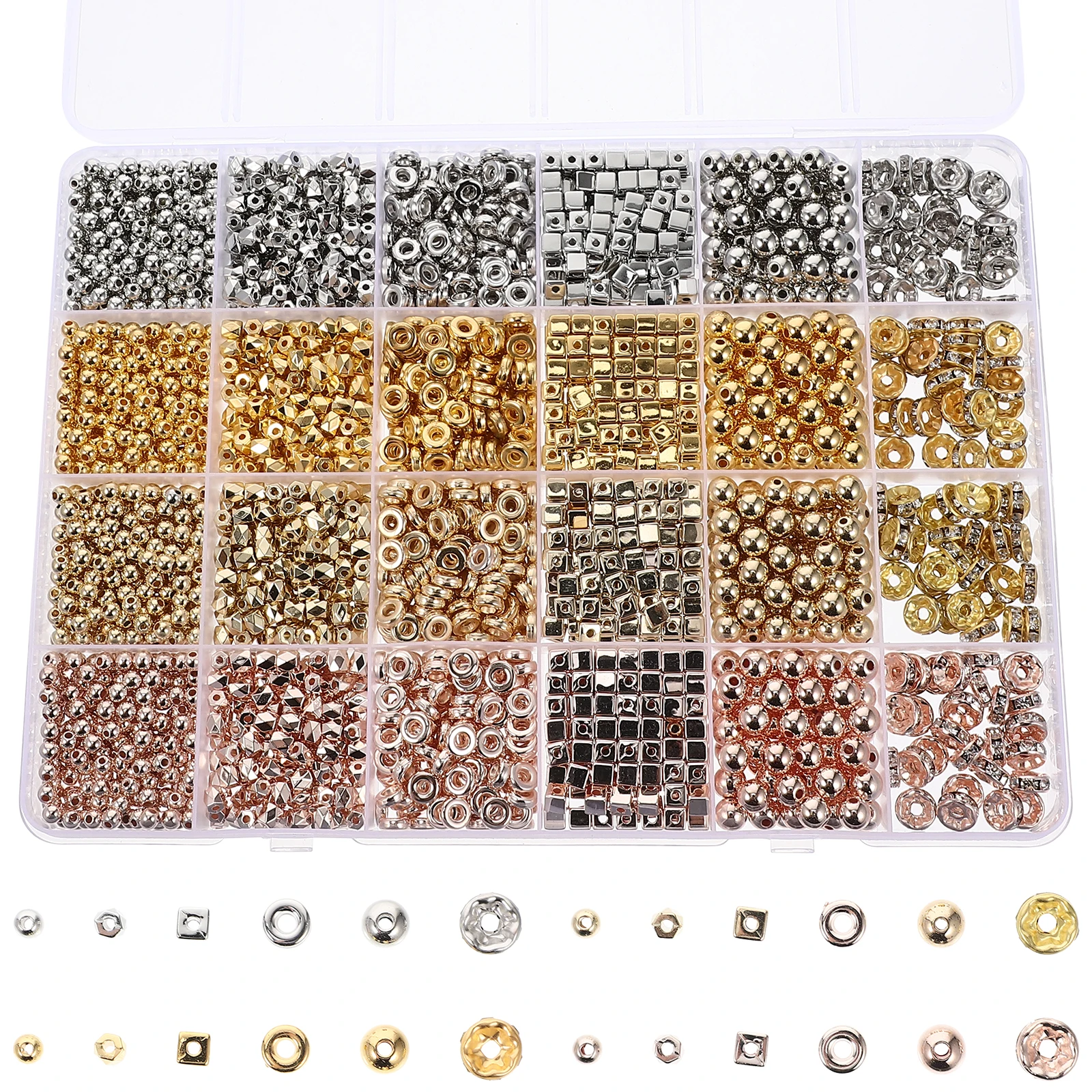 Delicate Spacer Bead Jewelry Making DIY Projects Handmade Supplies Kit Ccb Premium Material Necklace Bracelet Beads
Delicate Spacer Bead Jewelry Making DIY Projects Handmade Supplies Kit Ccb Premium Material Necklace Bracelet Beads