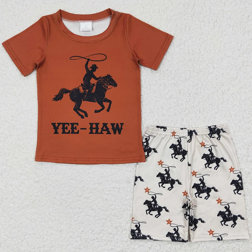 Hot Sale Baby Boys Clothing Rodeo Western Summer Shorts Sets Fashion Toddler Boy Clothes Boutique Wholesale Kids Children Outfit
Hot Sale Baby Boys Clothing Rodeo Western Summer Shorts Sets Fashion Toddler Boy Clothes Boutique Wholesale Kids Children Outfit