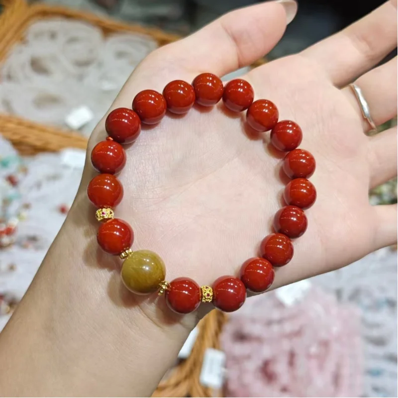 Southern Red Agate Bracelet with Bodhi Beads and Ethnic Style Buddhist Beads, Women's Jewelry
Southern Red Agate Bracelet with Bodhi Beads and Ethnic Style Buddhist Beads, Women's Jewelry