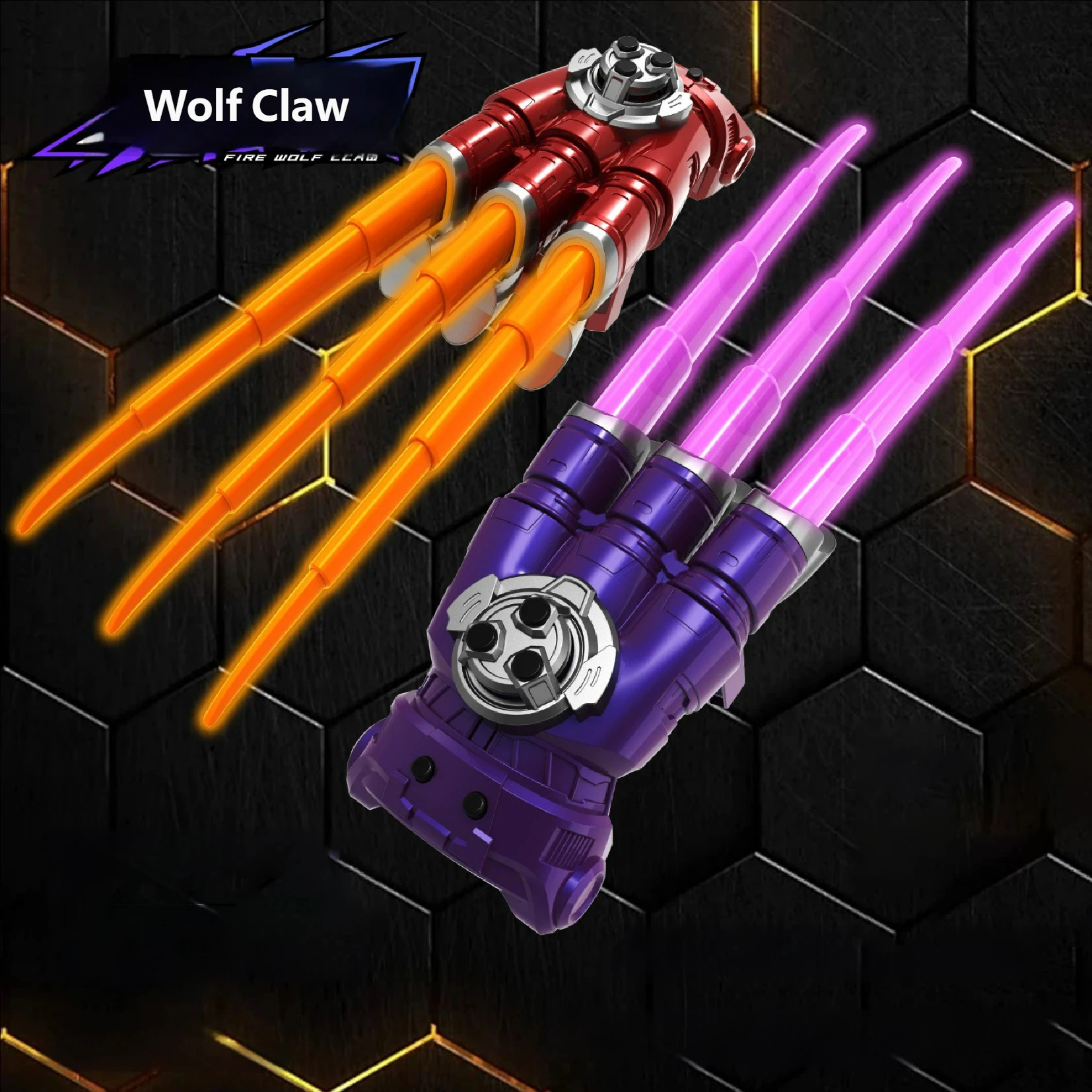 Bright Wolf Claw Outdoor Toy Cosplay Retractable Multi-Color Flash LED Light Claw Party Role Play Interactive Toy For Boy Adult
Bright Wolf Claw Outdoor Toy Cosplay Retractable Multi-Color Flash LED Light Claw Party Role Play Interactive Toy For Boy Adult