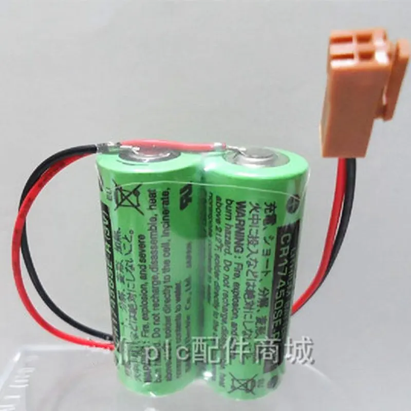 1pce 2CR17450SE 6V C145550 PLC Industrial Control Lithium Battery Pack CR17450SE 2 Combinations
1pce 2CR17450SE 6V C145550 PLC Industrial Control Lithium Battery Pack CR17450SE 2 Combinations