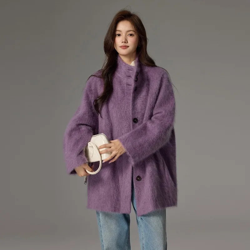 Fall/Winter 10% Cashmere Coat Mid-Length Long Wool Coat
Fall/Winter 10% Cashmere Coat Mid-Length Long Wool Coat