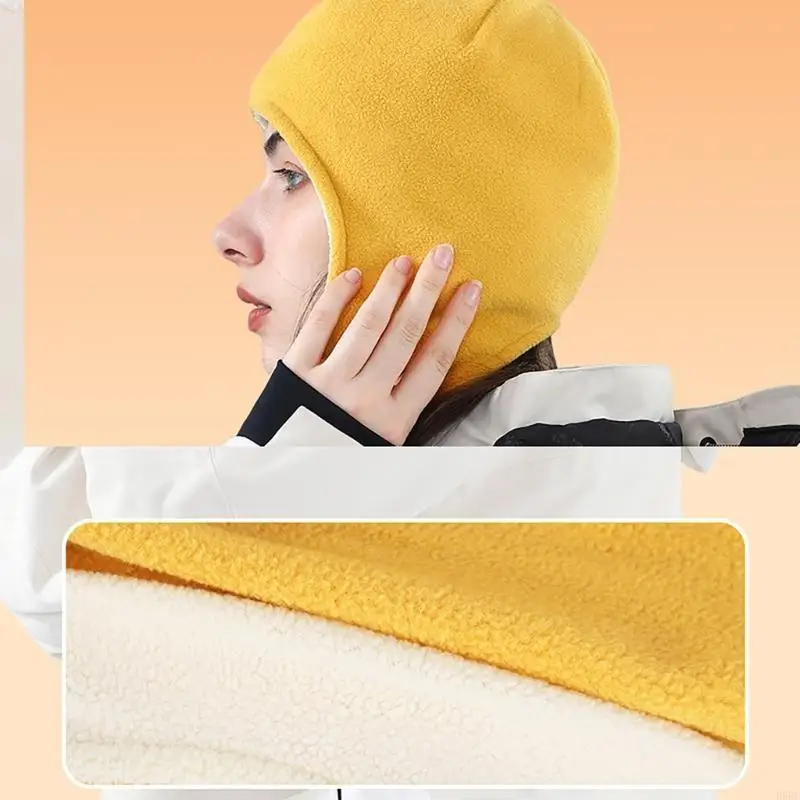 D5BE Soft Warm Hat Outdoor Winter Hats Men Women Earflap Hat Fleece Beanie Caps
D5BE Soft Warm Hat Outdoor Winter Hats Men Women Earflap Hat Fleece Beanie Caps