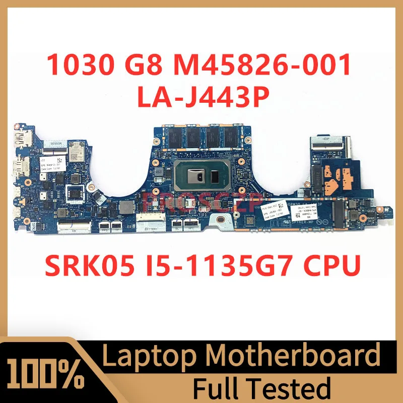 M45826-001 M45826-501 M45826-601 L85350-002 For HP 1030 G8 1040 G8 Laptop Motherboard LA-J443P W/SRK05 I5-1135G7 CPU 100% Tested
M45826-001 M45826-501 M45826-601 L85350-002 For HP 1030 G8 1040 G8 Laptop Motherboard LA-J443P W/SRK05 I5-1135G7 CPU 100% Tested