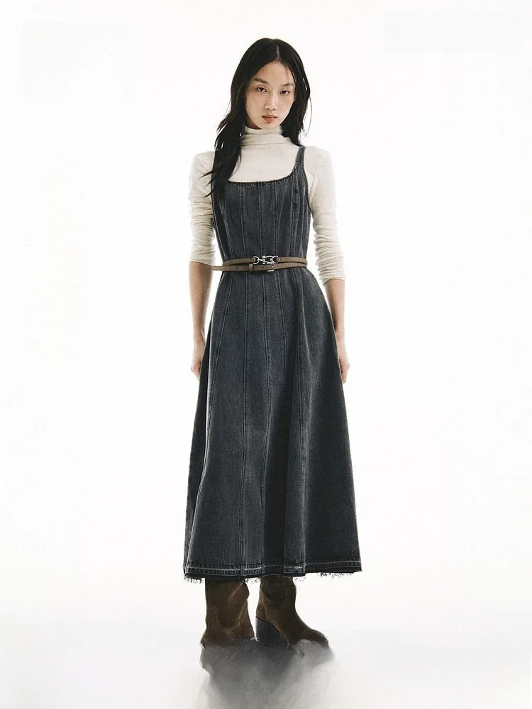 H&M Spring Women's Denim Dr Flared Skirt Casual Sle Svel Slim Fit Cotton Gown for Ladies Autumn Collection
H&M Spring Women's Denim Dr Flared Skirt Casual Sle Svel Slim Fit Cotton Gown for Ladies Autumn Collection