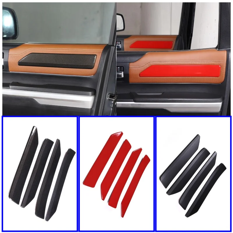 4 PCS Interior Modified Accessories For Toyota Tundra 2015-2021 Car Inner Door Panel Decorative Trim Plate Cover
4 PCS Interior Modified Accessories For Toyota Tundra 2015-2021 Car Inner Door Panel Decorative Trim Plate Cover