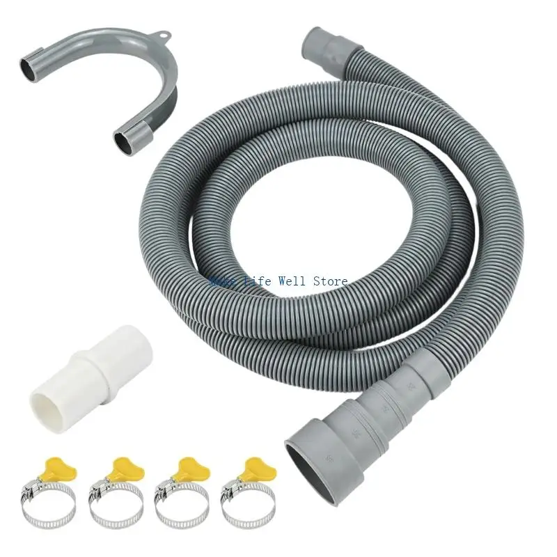 Heavy Type Plastic Washing Machine Drain Pipe Extension Washing Machine Discharge Hose Expansion
Heavy Type Plastic Washing Machine Drain Pipe Extension Washing Machine Discharge Hose Expansion