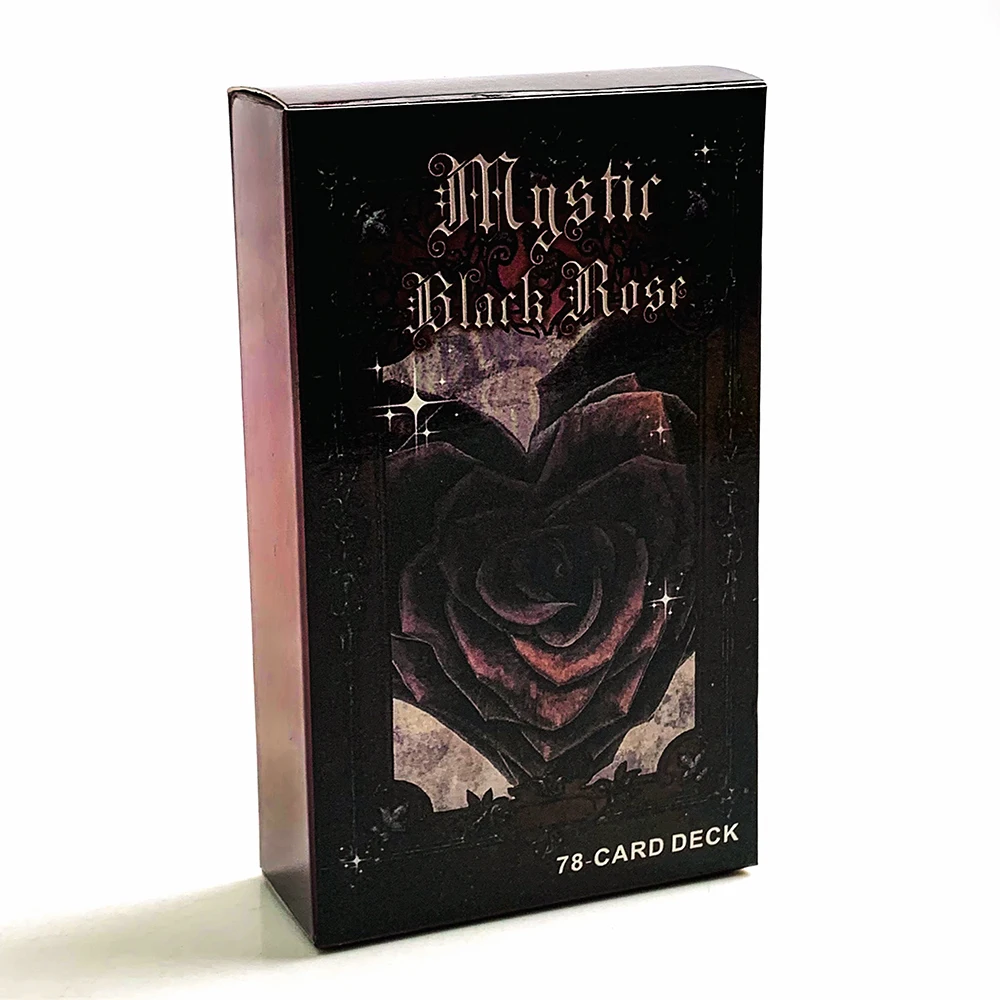 Hot-selling Mystic Black Rose Oracle Deck 78 Pcs Situations Tarot Cards Twin Flame Love Keywords Deck Healing Shadow Work Unique
Hot-selling Mystic Black Rose Oracle Deck 78 Pcs Situations Tarot Cards Twin Flame Love Keywords Deck Healing Shadow Work Unique
