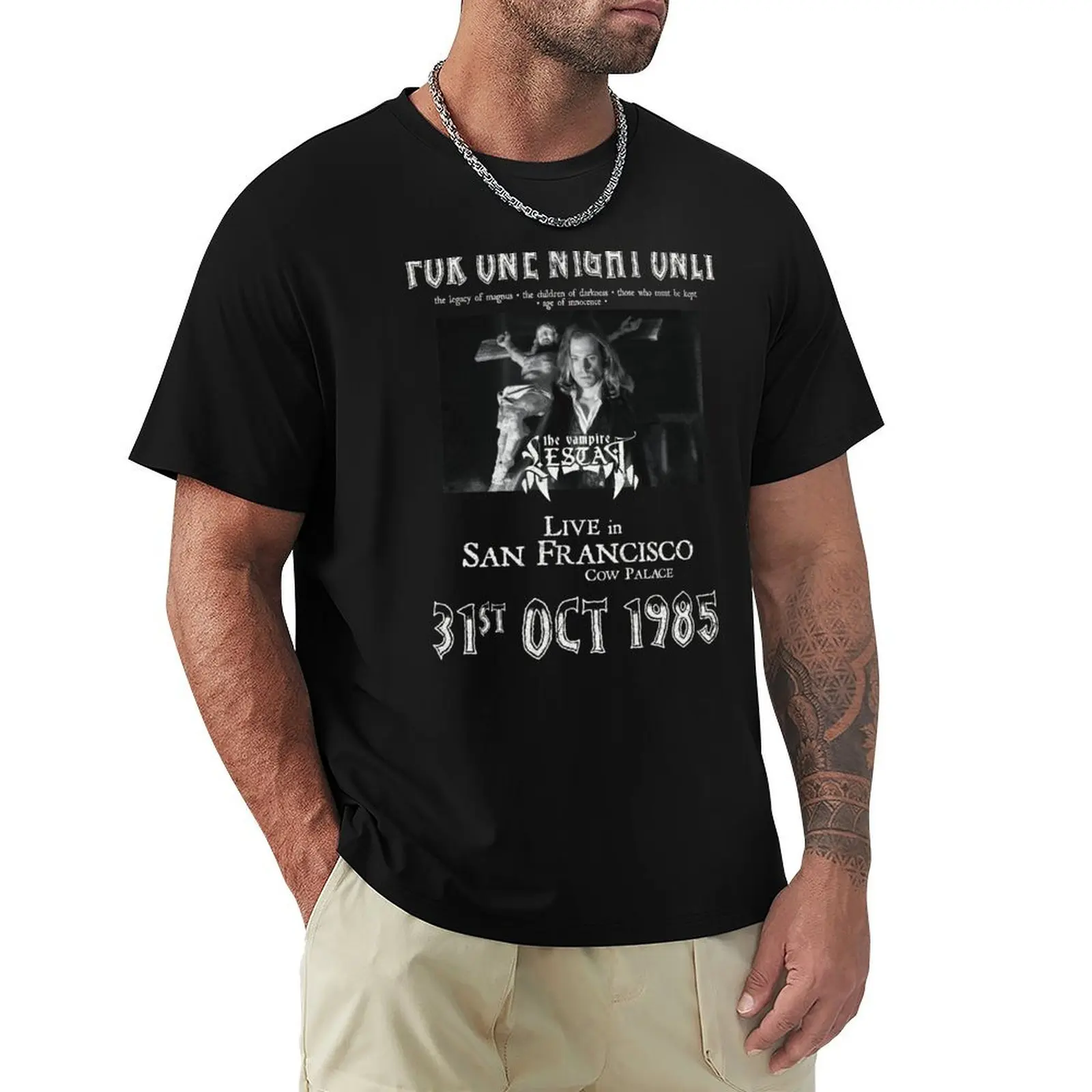 The Vampire Lestat Concert Poster II T-Shirt tees valentines clothes vintage t shirts black t-shirts for men
The Vampire Lestat Concert Poster II T-Shirt tees valentines clothes vintage t shirts black t-shirts for men