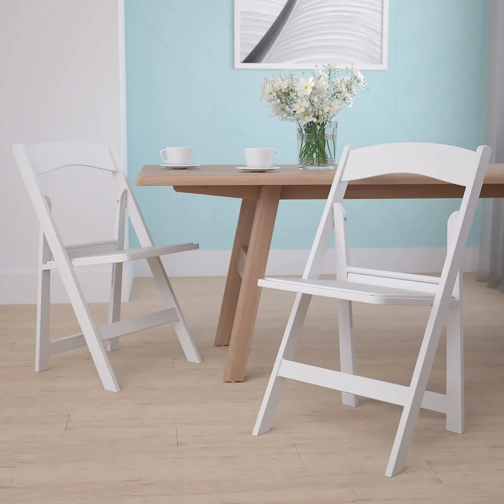 EMMA + OLIVER Folding Chair - White Resin – 2 Pack 800LB Weight Capacity Comfortable Event Chair - Light Weight Folding Chair
EMMA + OLIVER Folding Chair - White Resin – 2 Pack 800LB Weight Capacity Comfortable Event Chair - Light Weight Folding Chair