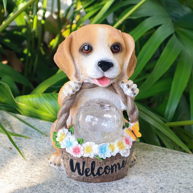 Garden Decoration Outdoor Courtyard Dog Solar Energy Animal Welcome Sign Statue Night Light Garden Resin Craft Decoration
Garden Decoration Outdoor Courtyard Dog Solar Energy Animal Welcome Sign Statue Night Light Garden Resin Craft Decoration