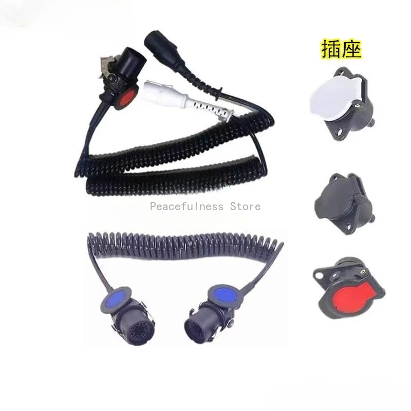 Подходит для силовых кабелей грузовиков Volvo, Mercedes-Benz, Scania, аксессуаров для розеток из АБС-пластика прицепа
Подходит для силовых кабелей грузовиков Volvo, Mercedes-Benz, Scania, аксессуаров для розеток из АБС-пластика прицепа