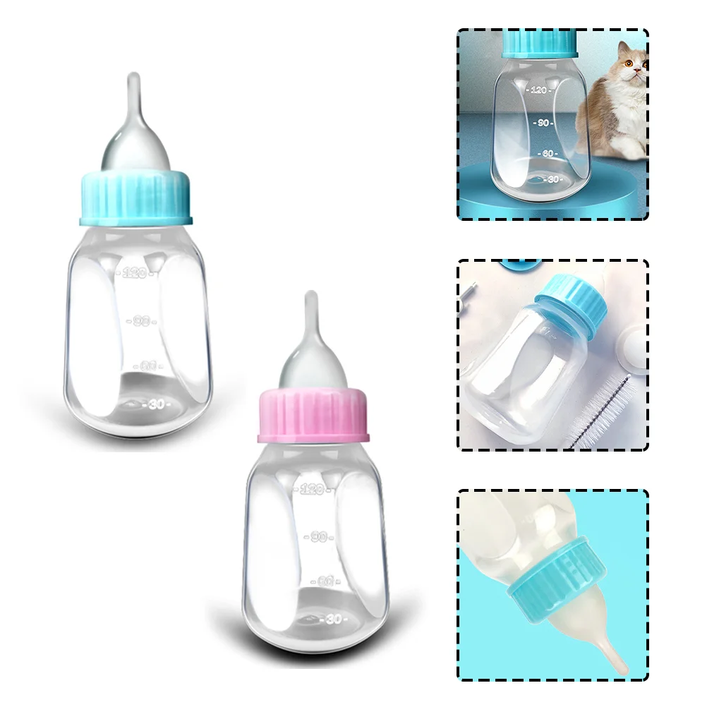 2 Pcs Newborn Pet Bottle Kitten Bottles The Milk for Pets Slow Feeder Bowl Insert Water Cats Plastic Drinking
2 Pcs Newborn Pet Bottle Kitten Bottles The Milk for Pets Slow Feeder Bowl Insert Water Cats Plastic Drinking