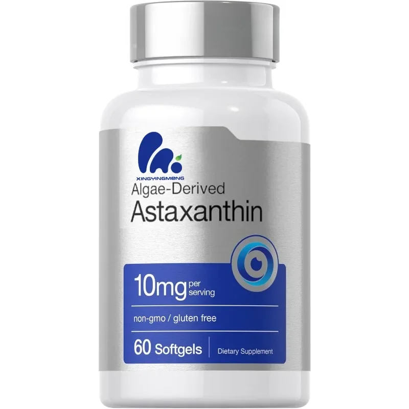 Astaxanthin 10mg-60 capsules | Algae derived formula, non GMO, gluten free supplement
Astaxanthin 10mg-60 capsules | Algae derived formula, non GMO, gluten free supplement