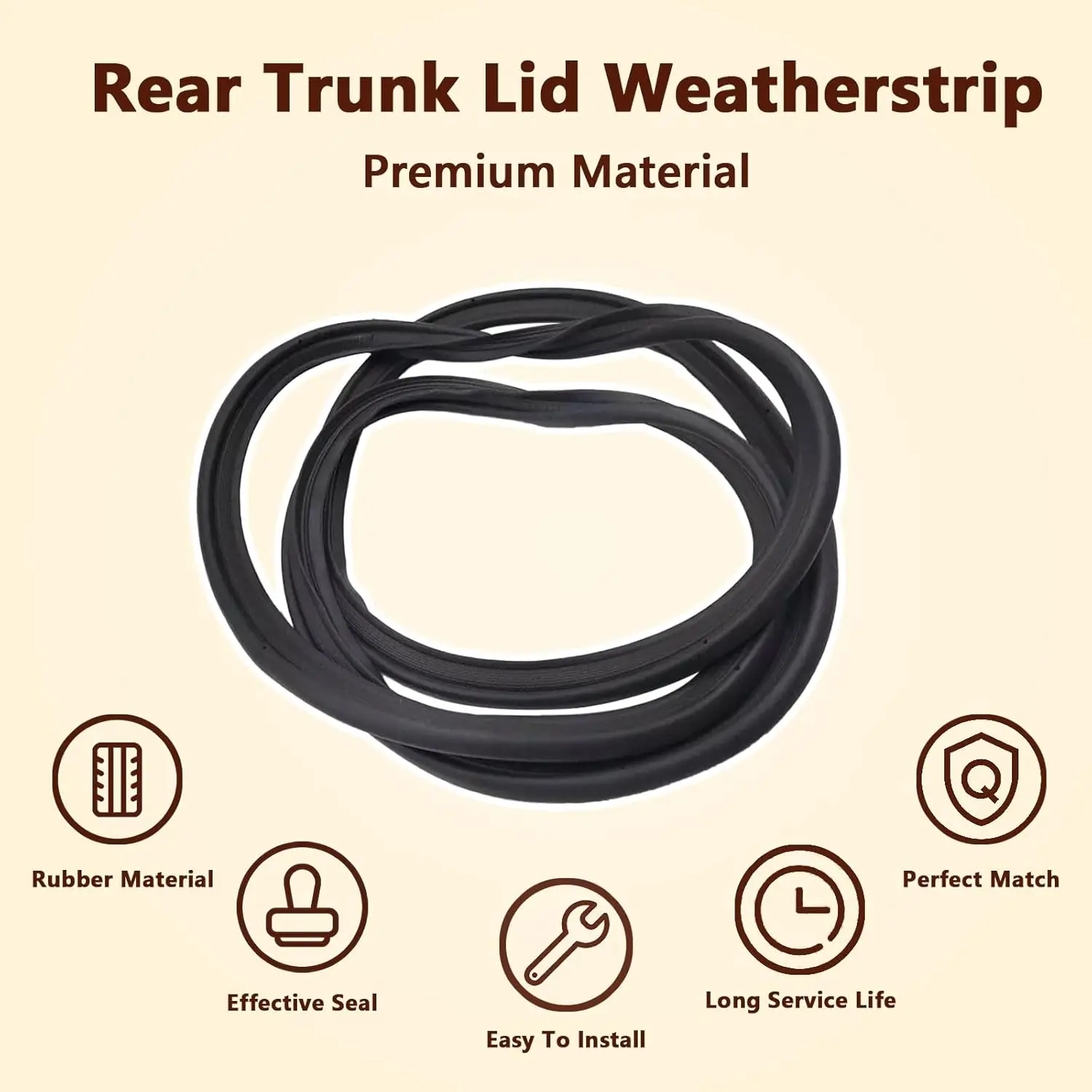 Rear Trunk Lid Weatherstrip Rubber Gasket Seal Fit for Volkswagen Golf IV 4
Rear Trunk Lid Weatherstrip Rubber Gasket Seal Fit for Volkswagen Golf IV 4