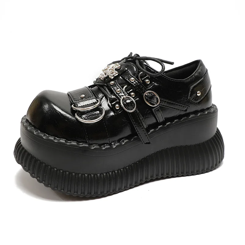 Platform Small Leather Women's 2025 New Y2k Subculture Muffin Mary Jane Dark Japanese Big Head Shoes
Platform Small Leather Women's 2025 New Y2k Subculture Muffin Mary Jane Dark Japanese Big Head Shoes