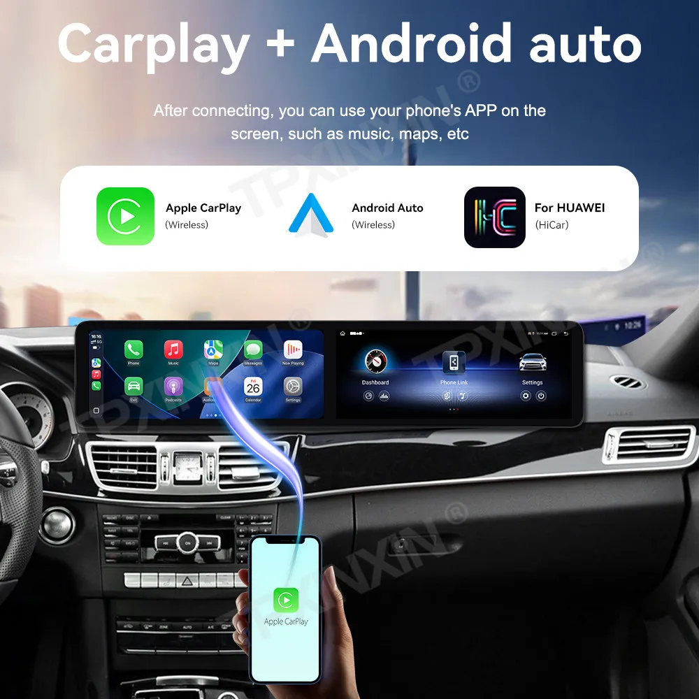 12.3 Inch Screen Car Radio For Mercedes-Benz E 2013-2015 Android Auto GPS Navigation Multimedia Video Stereo Receiver Head Unit
12.3 Inch Screen Car Radio For Mercedes-Benz E 2013-2015 Android Auto GPS Navigation Multimedia Video Stereo Receiver Head Unit