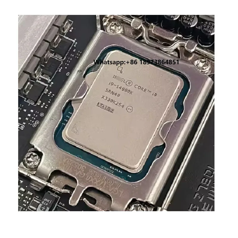 100% Original CPU Processor I9-14900K I9 14900KF LGA 1700 I9 14 Gen 24 Cores Desktop Computer CPU Central Processors for Server
100% Original CPU Processor I9-14900K I9 14900KF LGA 1700 I9 14 Gen 24 Cores Desktop Computer CPU Central Processors for Server