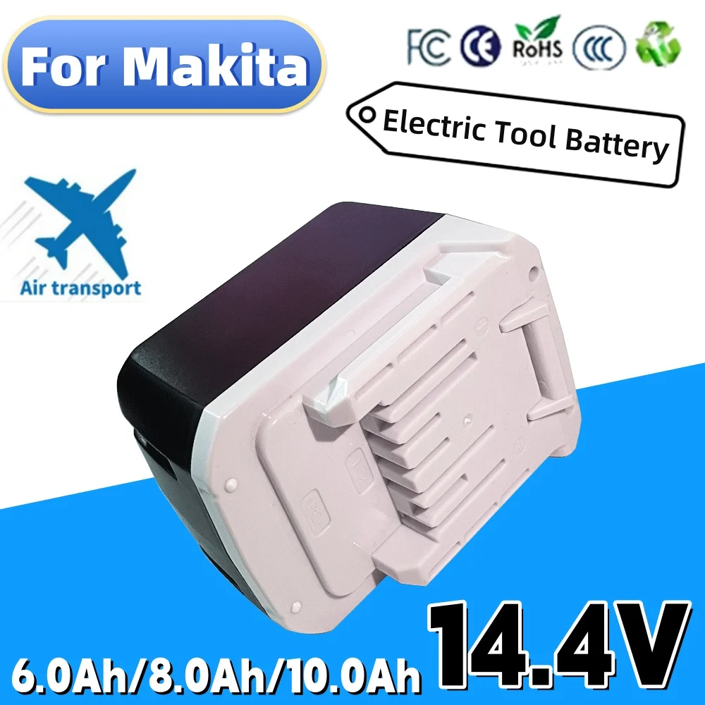 14.4V 6000mAh Rechargeable Li-Ion Battery For Makita Mak BL1415G BL1413G BL1460G DC18WA UH480D UH520D UM165D UR140D DMR106
14.4V 6000mAh Rechargeable Li-Ion Battery For Makita Mak BL1415G BL1413G BL1460G DC18WA UH480D UH520D UM165D UR140D DMR106