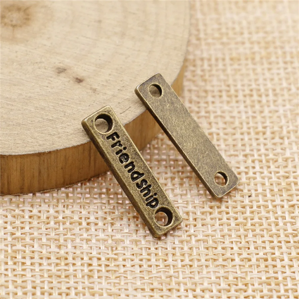 20pcs 6x23mm(0.24x0.91inch) 2 Colors Friendship Plate Connector Charms Jewelry Accessories
20pcs 6x23mm(0.24x0.91inch) 2 Colors Friendship Plate Connector Charms Jewelry Accessories