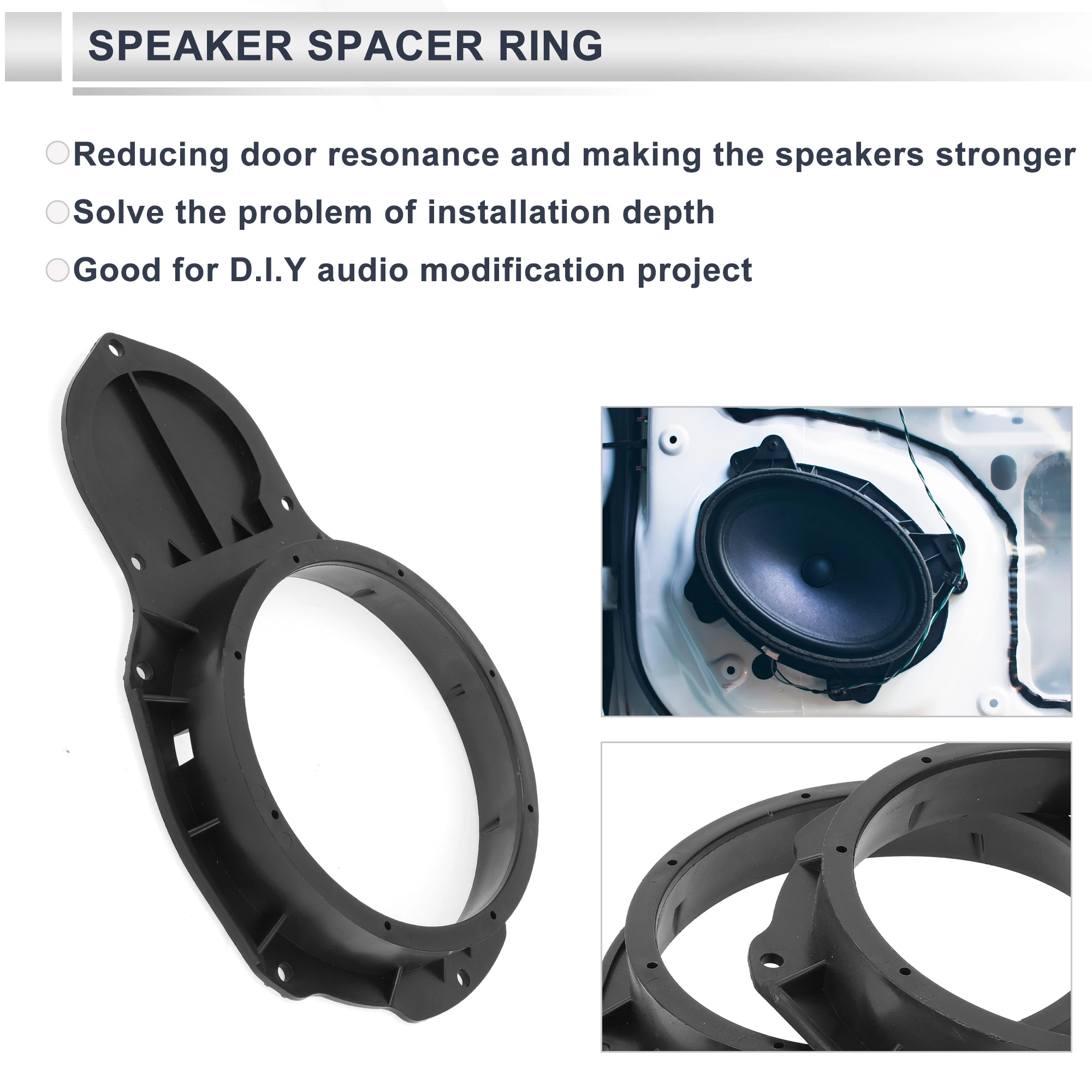 UXCELLSpeaker Проставочное кольцо Твитер Проставка для динамика Адаптер для VOLKSWAGEN PASSAT Водонепроницаемый динамик Монтажная прокладка для сабвуфера
UXCELLSpeaker Проставочное кольцо Твитер Проставка для динамика Адаптер для VOLKSWAGEN PASSAT Водонепроницаемый динамик Монтажная прокладка для сабвуфера