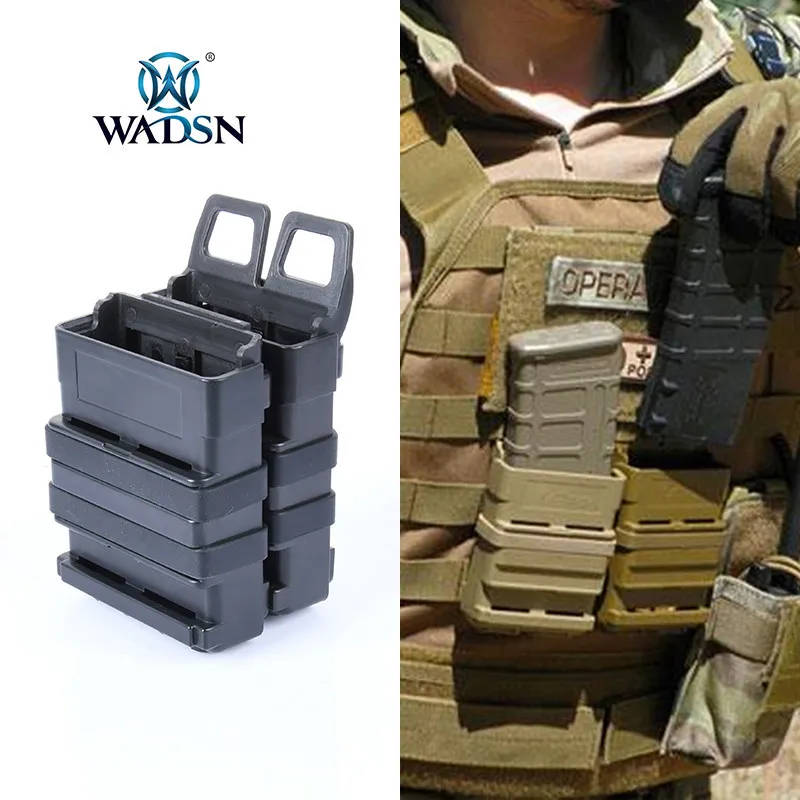WADSN 2 PCS 5.56 Fast Mag Holder Molle Tactical FastMag Pouch Hunting Accessories M4 AR15 Rifle Pistol Magazine Glock 17
WADSN 2 PCS 5.56 Fast Mag Holder Molle Tactical FastMag Pouch Hunting Accessories M4 AR15 Rifle Pistol Magazine Glock 17