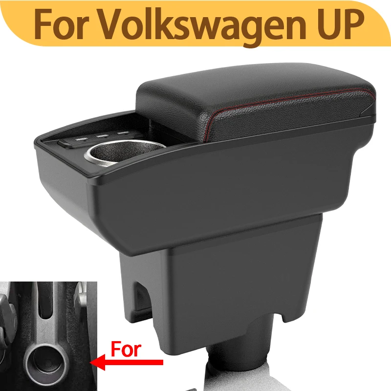 For Volkswagen UP car armrest interior modification, multi-functional center console USB cup holder car accessories
For Volkswagen UP car armrest interior modification, multi-functional center console USB cup holder car accessories