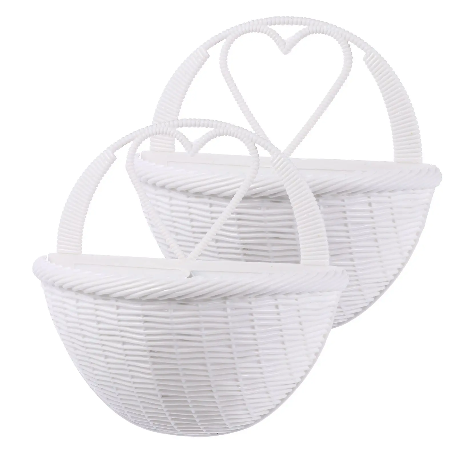 2Pcs Wall Hanging Flower Basket Home Decor White Plastic Pot Plant Holder Lightweight Durable EcoFriendly Garden Supplies
2Pcs Wall Hanging Flower Basket Home Decor White Plastic Pot Plant Holder Lightweight Durable EcoFriendly Garden Supplies