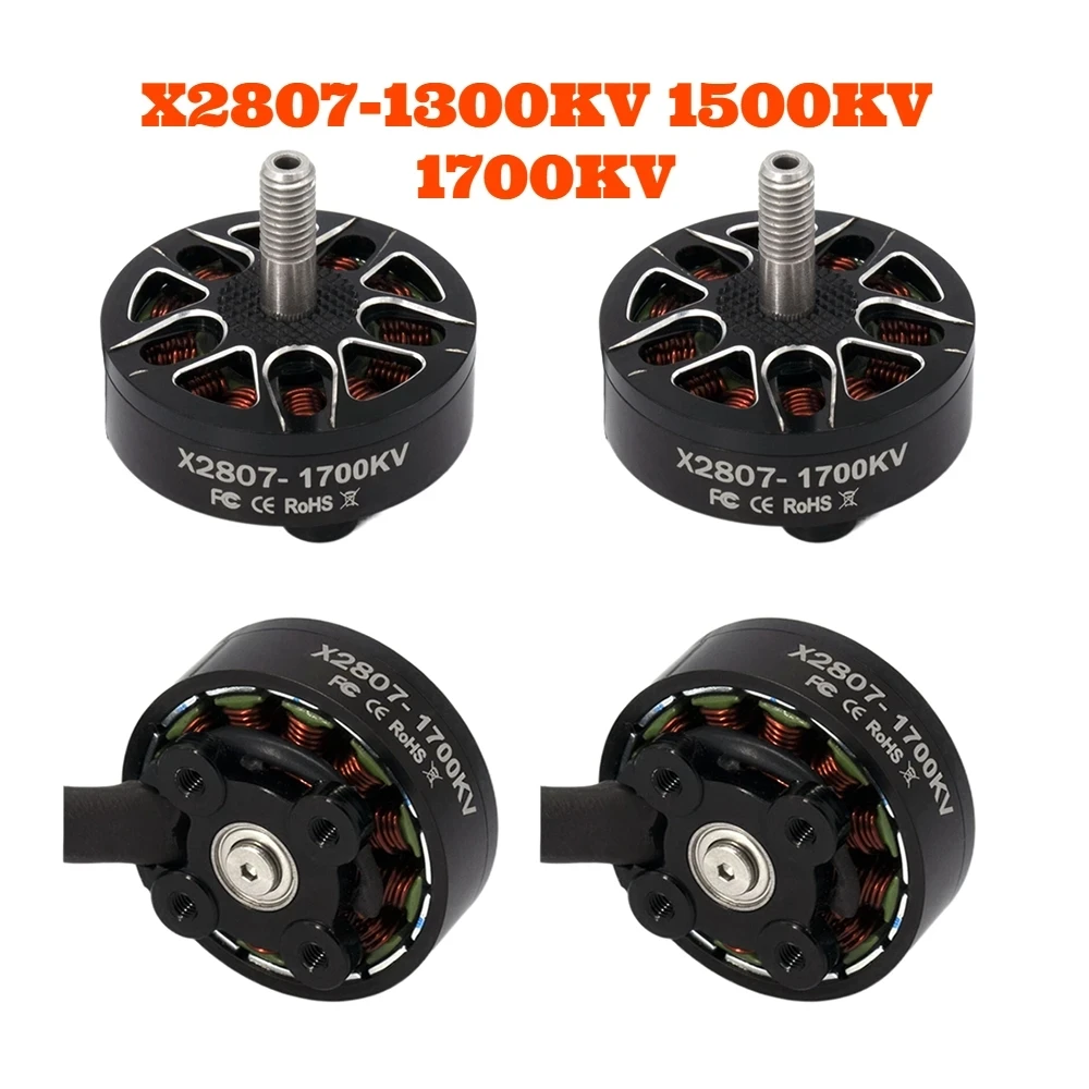 4 pcs X2807 A2807 Motor 1300KV 4S 1500KV 1700KV 6S Brushless Motor for FPV Freestyle 7inch Long Range LR7 Drones DIY Parts
4 pcs X2807 A2807 Motor 1300KV 4S 1500KV 1700KV 6S Brushless Motor for FPV Freestyle 7inch Long Range LR7 Drones DIY Parts